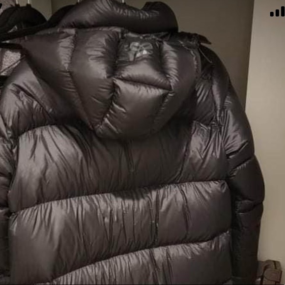 Black Super Puff Mid Length Jacket - Picture 3 of 7